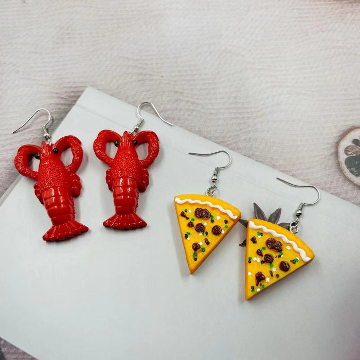 Wholesale Resin funny exaggerated personalized earrings