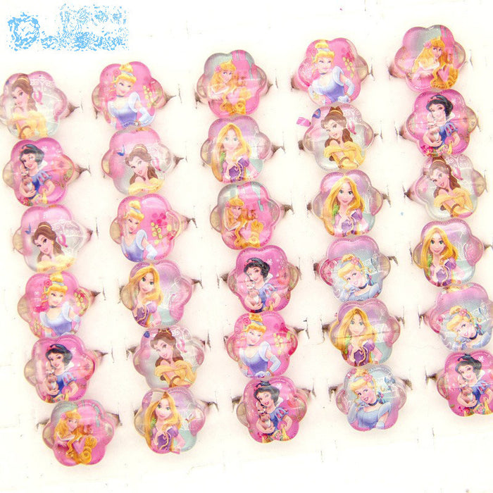 Wholesale 100pcs Heart-shaped flower princess children' s Bracelet
