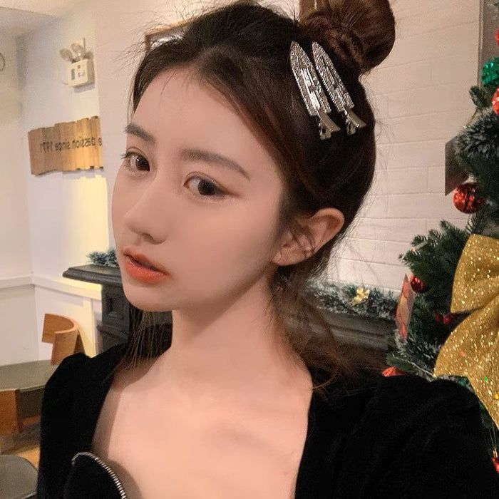 Wholesale Shiny and seamless hair clip headpiece with delicate hair accessories