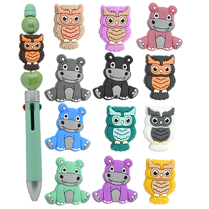 Wholesale Animal pen beaded jewelry accessories detachable pen beads loose beads