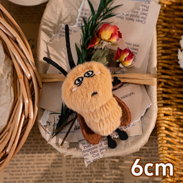 Wholesale Niche cartoon Ah Qiang and Ah Zhen plush toy pendant, abstract and funny clothing hanging accessory, keychain