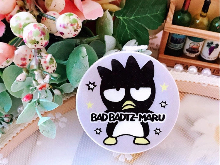 Wholesale Cute Girl Heart Measuring Ruler Tape Measure Portable Round Pull Ruler Automatic Telescopic Soft Ruler Measurements Ruler