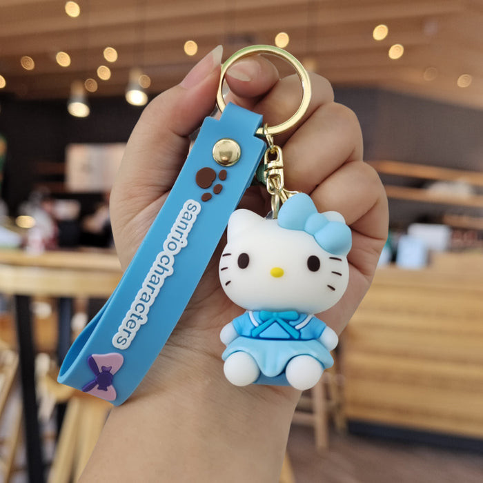 Wholesale Cartoon Silicone Doll Keychain JDC-KC-ZhuoRan034