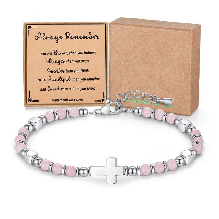 Wholesale Bohemian Style Couple Natural Stone Beaded Bracelet