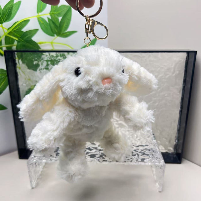 Wholesale rabbit cute plush pendant couple bag rabbit pendant