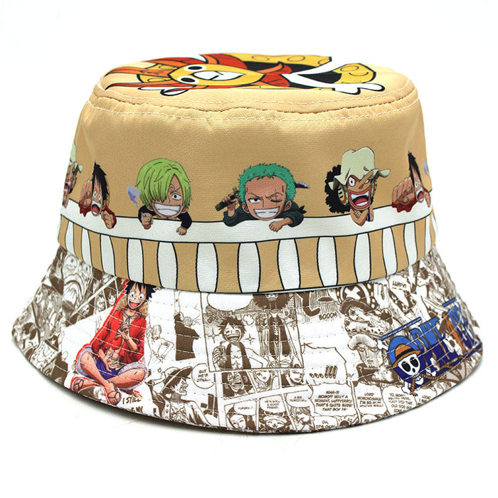 Wholesale Cartoon and anime print fisherman' s hat