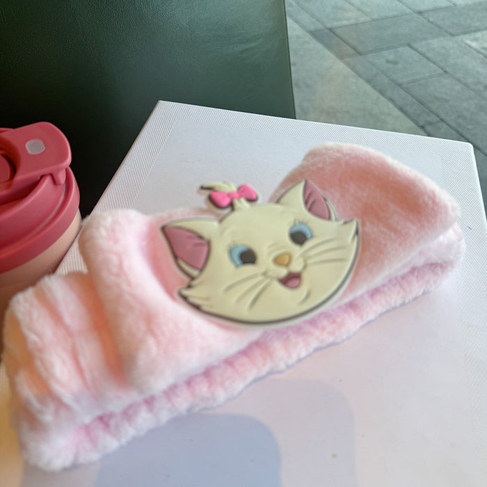 Wholesale Cartoon cat face wash headband