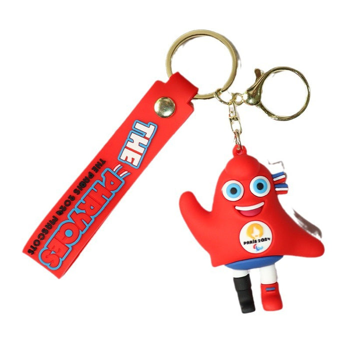 Wholesale Cartoon Silicone Doll Keychain JDC-KC-Shimin001