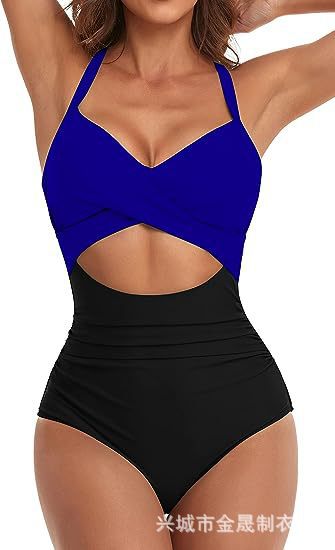 Wholesale Jumpsuit sexy women's swimsuit backless tight cross tie bikini