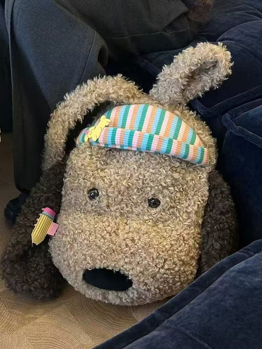 Wholesale Cute Cartoon Plush Puppy Backpack Bags for Student