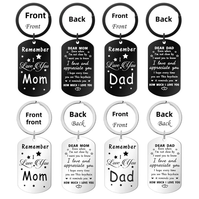 Wholesale Stainless steel keychain commemorative gift engraved keychain pendant