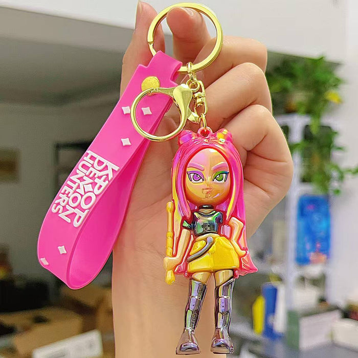 Wholesale Cute KPOP-themed Silicone Keychain