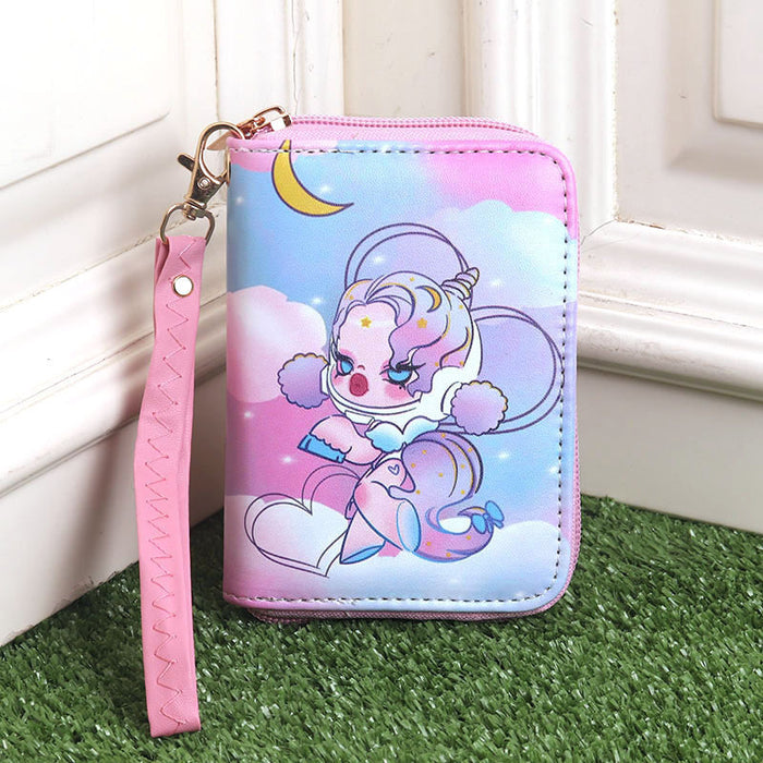 Wholesale Cartoon Animation Surrounding  with Card Storage Bag for Boys and Girls Portable Coin Purse