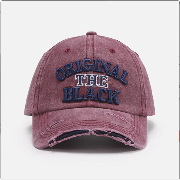 Wholesale letters washed baseball hat