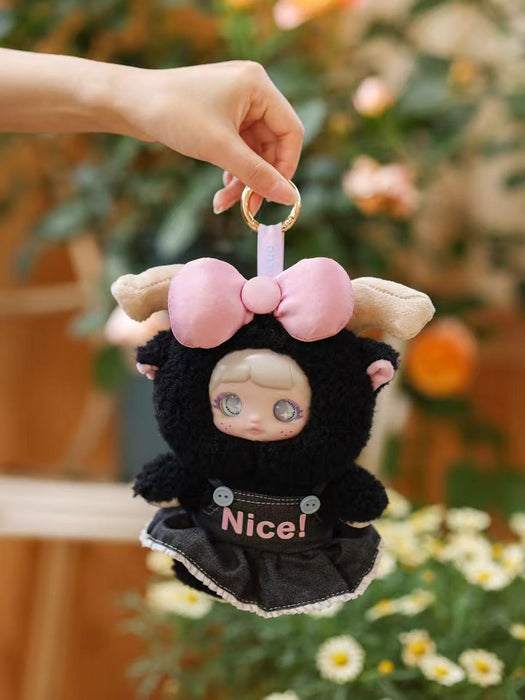 Wholesale Trendy Plush Bag Charm with Soft Clay Face Doll Cute Stress Relief Doll