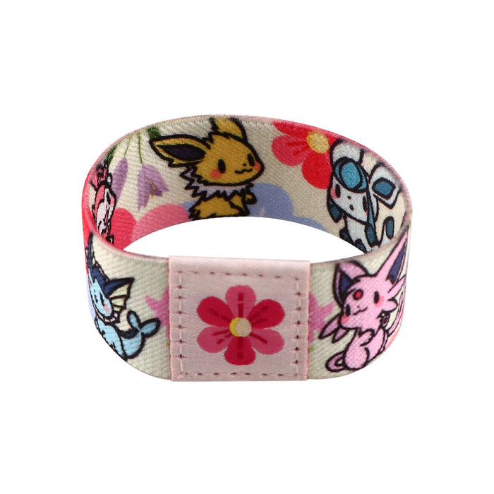 Wholesale 10pcs Sports Elastic Wristband Washable Cartoon Anime Slap Bracelet