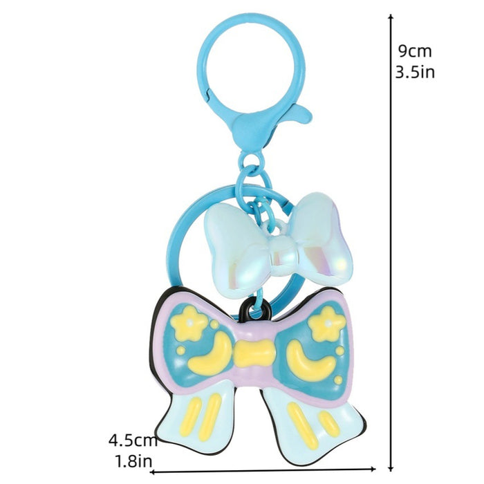 Wholesale Candy-Colored Bow Keychain