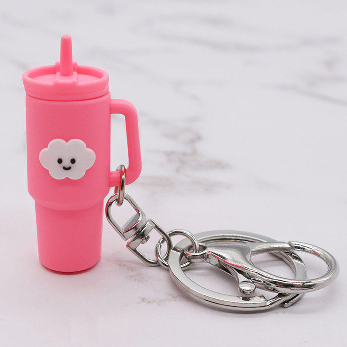 Wholesale Keychain Pendant Ice Bully Cup Key Chain Water Cup Decoration Accessories