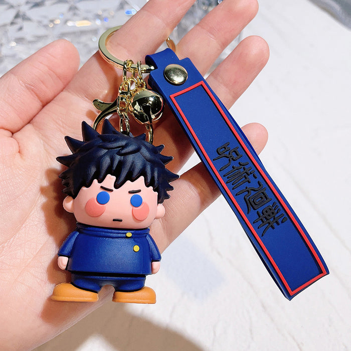 Wholesale Cartoon Silicone Doll Keychain JDC-KC-QiChao048