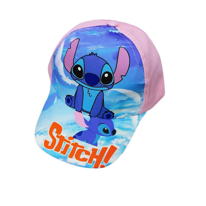Wholesale Cartoon print baseball cap thin mesh cap for children