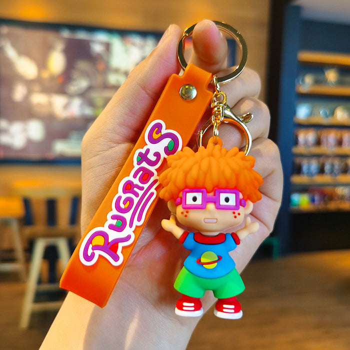 Wholesale Cartoon Doll 3D Rubber Keychain JDC-KC-Tingm072