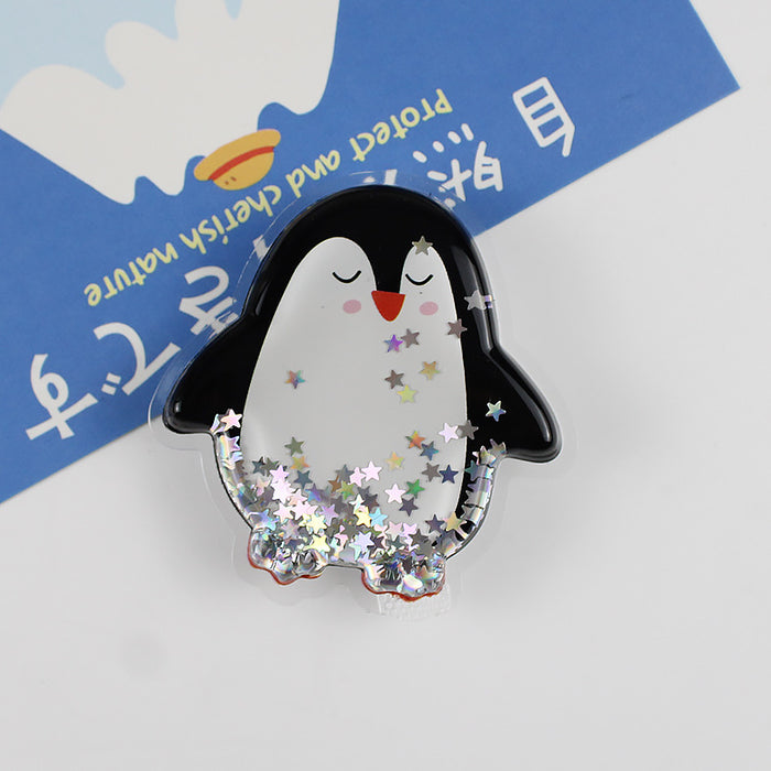 Wholesale Creative Cartoon Quicksand Phone Cushion Stand