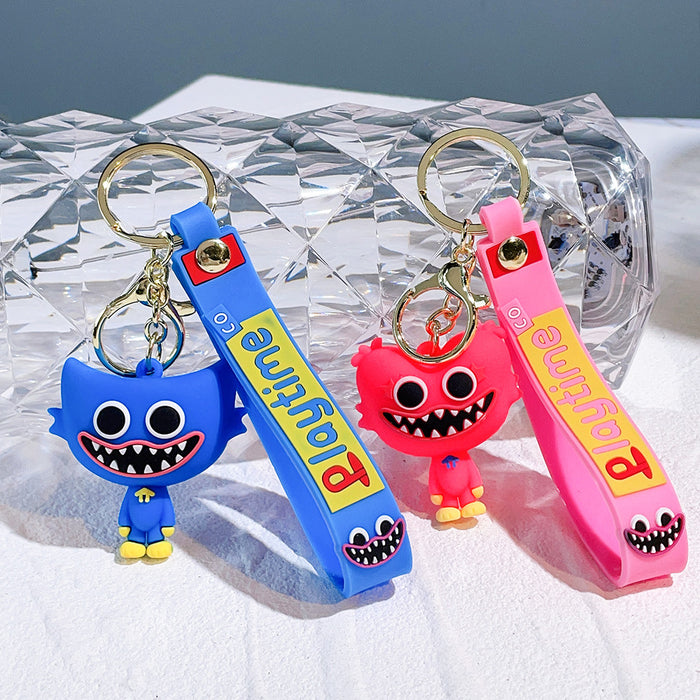 Wholesale Keychain Doll Silicone Pendant PVC Car Couple
