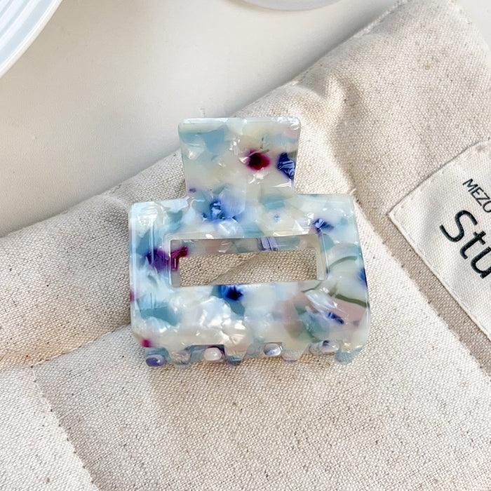 Wholesale Handmade Acetate Medium Hair Claw Square Design for Women Everyday Styling