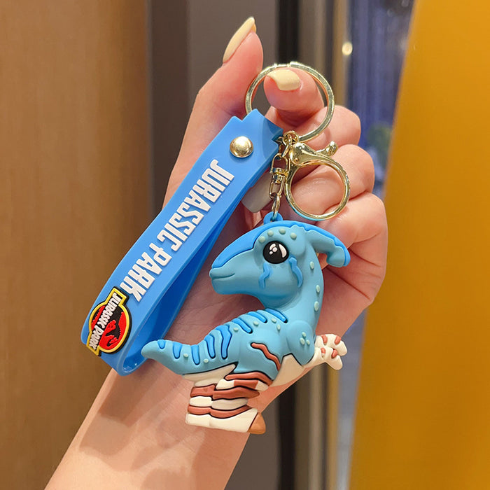 Wholesale Dinosaur Keychain Cartoon Figurine Car Key Ring