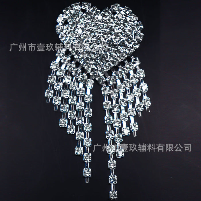 Wholesale DIY clothing accessories and embellishments: rhinestone bow corsage