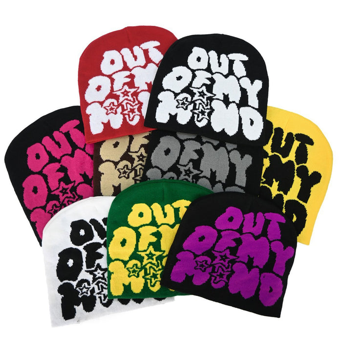 Wholesale Jacquard personalized street cold hat with no brim hat