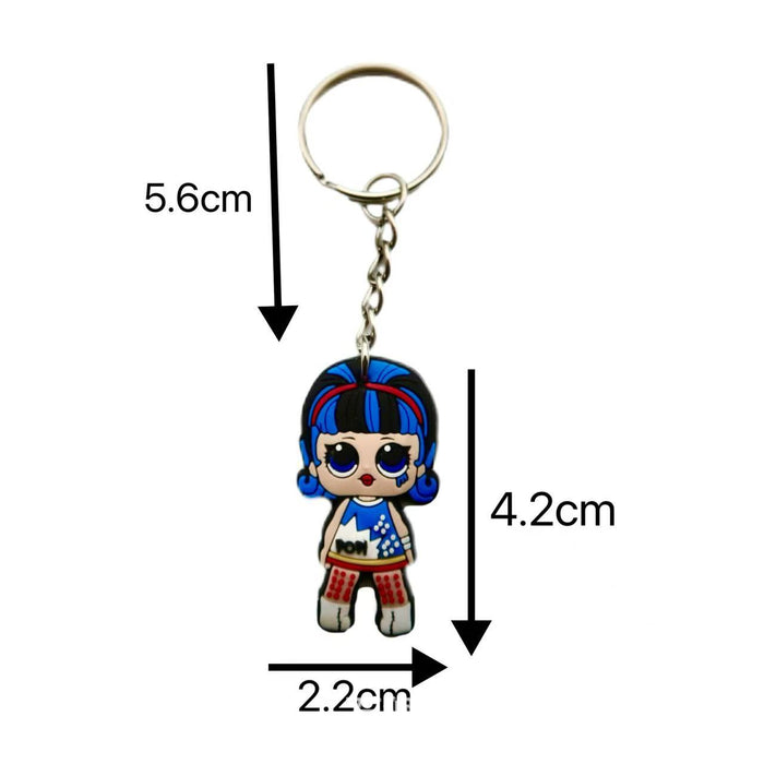 Wholesale 10 pcs Cute Girl Series Key Chain Pendants