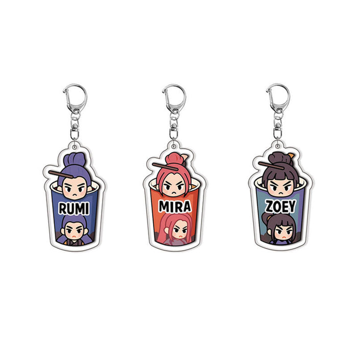 Wholesale Acrylic double-sided keychain anime peripheral backpack pendant