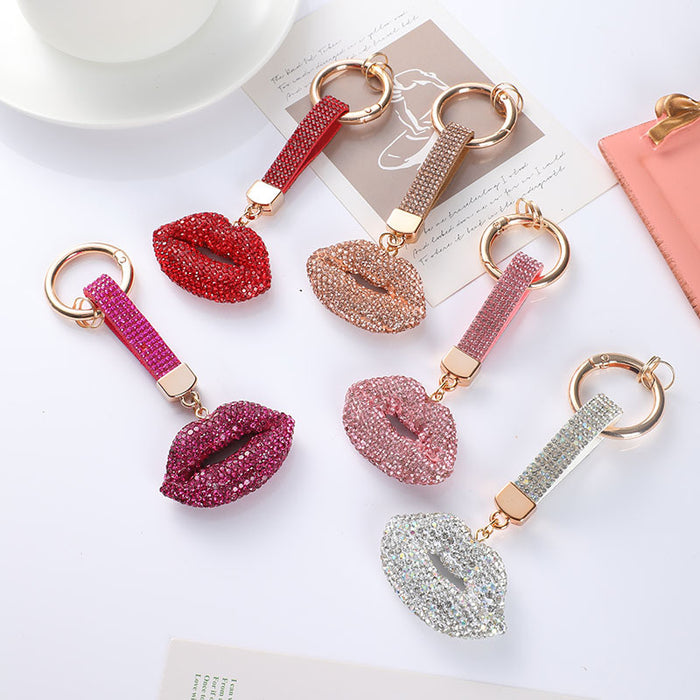 Wholesale Minimalist Lip Keychain Bag Charm