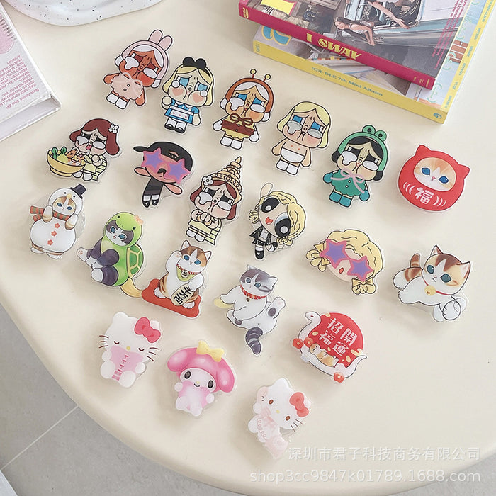 Wholesale Cartoon Cute Phone Airbag Acrylic Phone stand