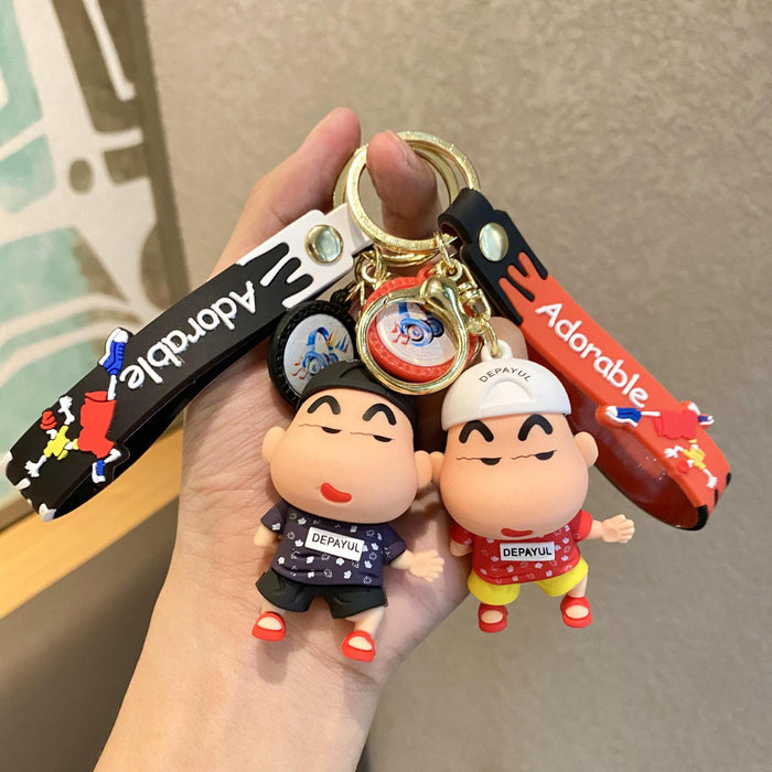 Wholesale  Key Chain Cartoon Car Key Pendant Men and Women Couple School Bag Hanging Ornaments