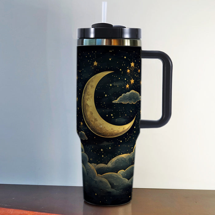Wholesale 40oz Car Cup  moon Stainless Steel  ice bullies cup Tumbler Thermos Cup
