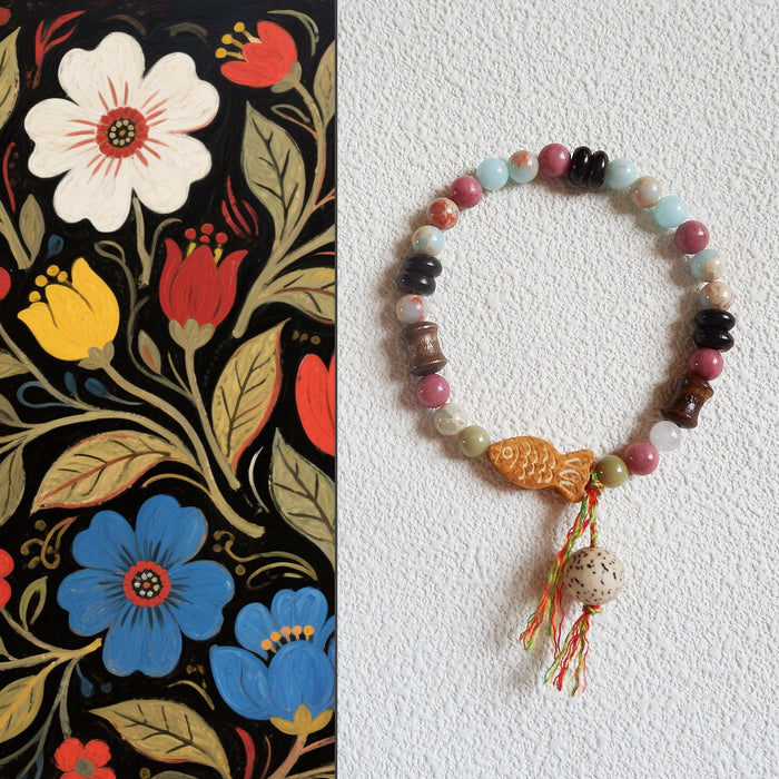 Wholesale Bracelet, tassel, single circle bracelet, attract wealth and fortune, transport jewelry, bead wholesale