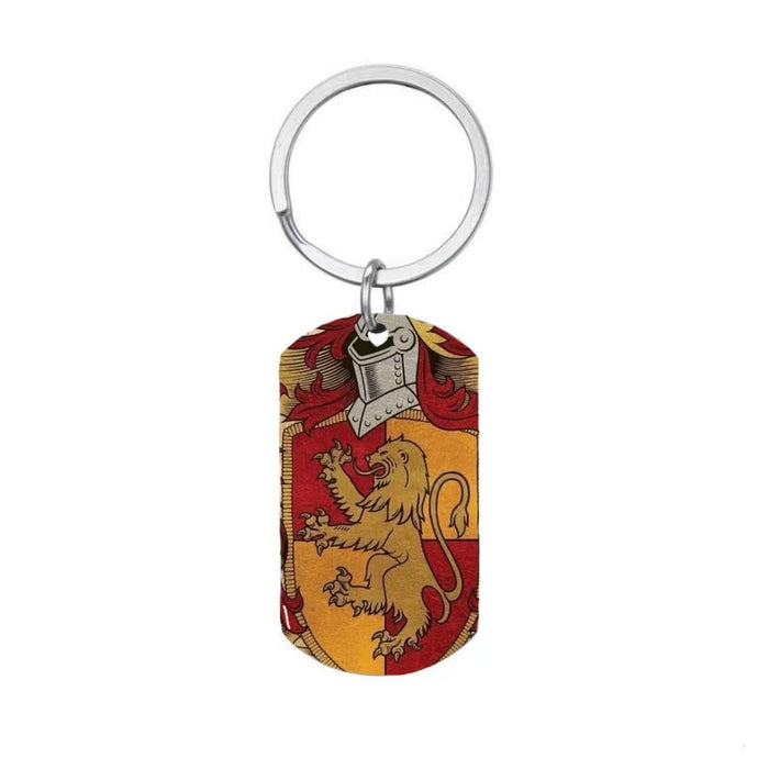 Wholesale Color Printed Stainless Steel Keychain JDC-KC-JinZ020