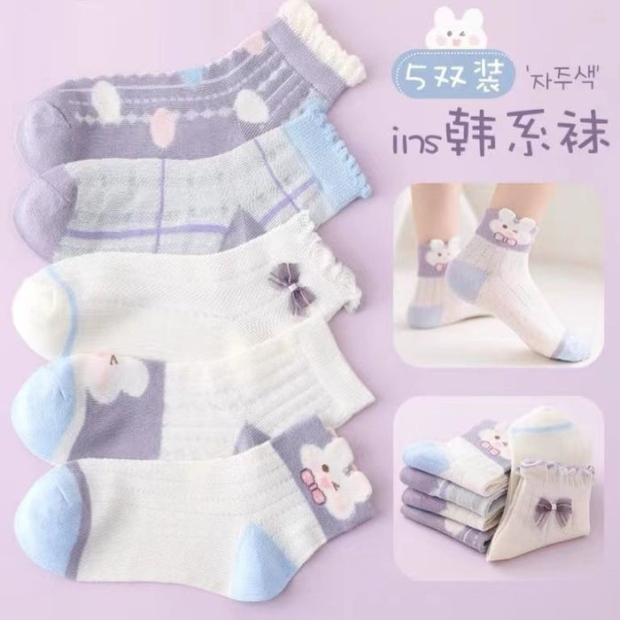 Wholesale 5pcs children' s socks baby sports socks large children' s stockings