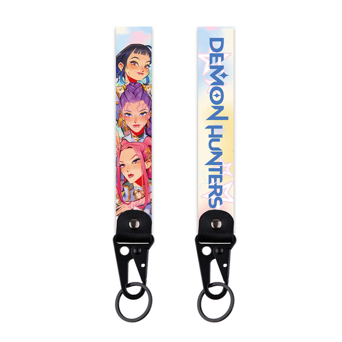 Wholesale Anime K-pop Alloy Keychain Pendant Keychain Chain Leather