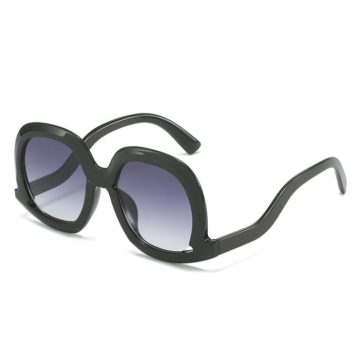 Wholesale New trendy sunglasses, retro large frame sunglasses, sunglasses