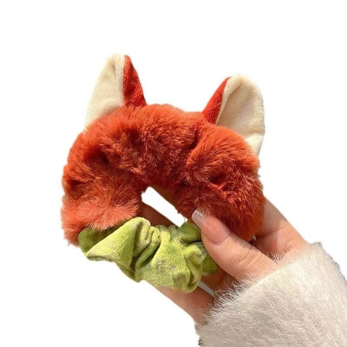 Wholesale Cartoon plush hair ties and hair cords