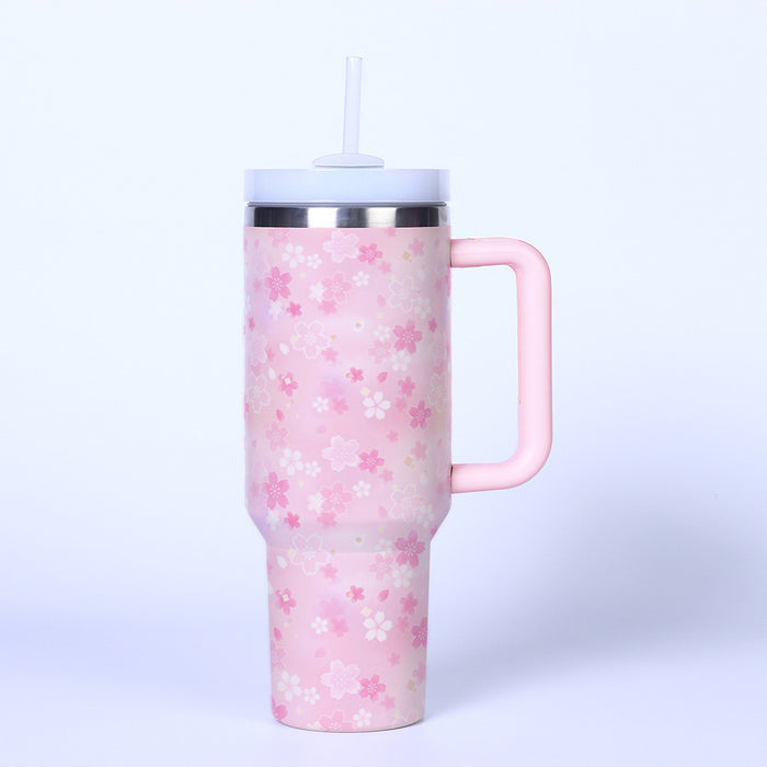 Wholesale Pink bow heart Stainless Steel  Thermos ice bullies cup