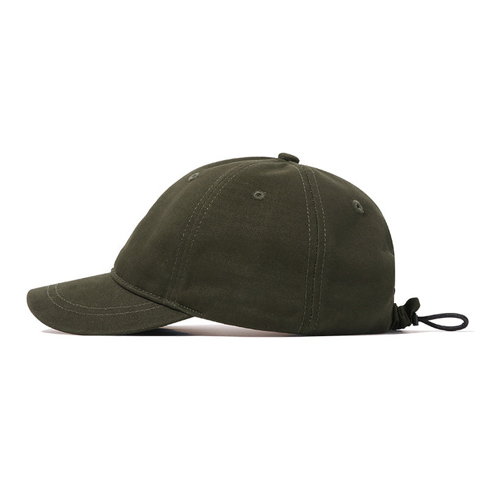 Wholesale Drawstring light plate duckbill cap, fashionable and simple baseball cap, hat