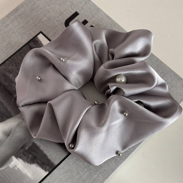 Wholesale pearl rivet pig large hair head rope women's sensitive ball head hair rope