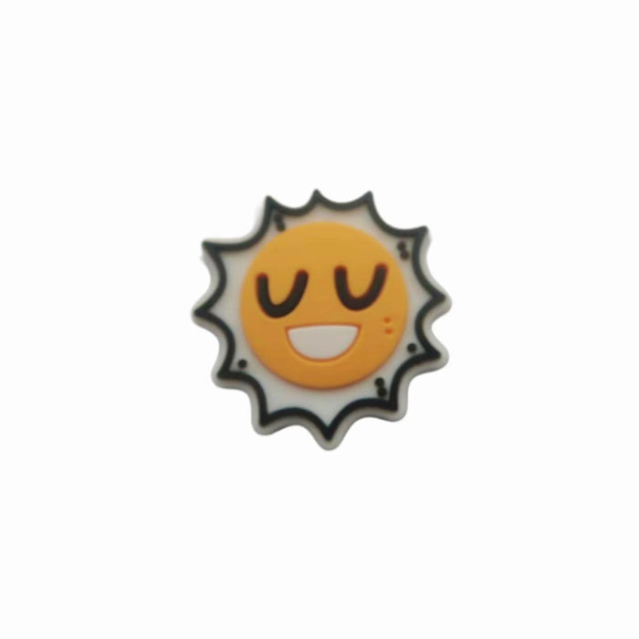 Wholesale Cave shoes, flower shoe buckles, PVC soft rubber shoe accessories, detachable decorative buckles in stock