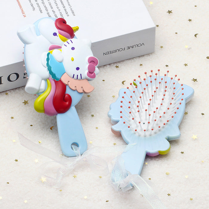 Wholesale KIDS Cartoon Plastic Anti-knot Comb JDC-CM-Lany004