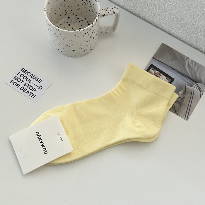 Wholesale Socks made of pure cotton, thin cut, breathable, elastic and boneless