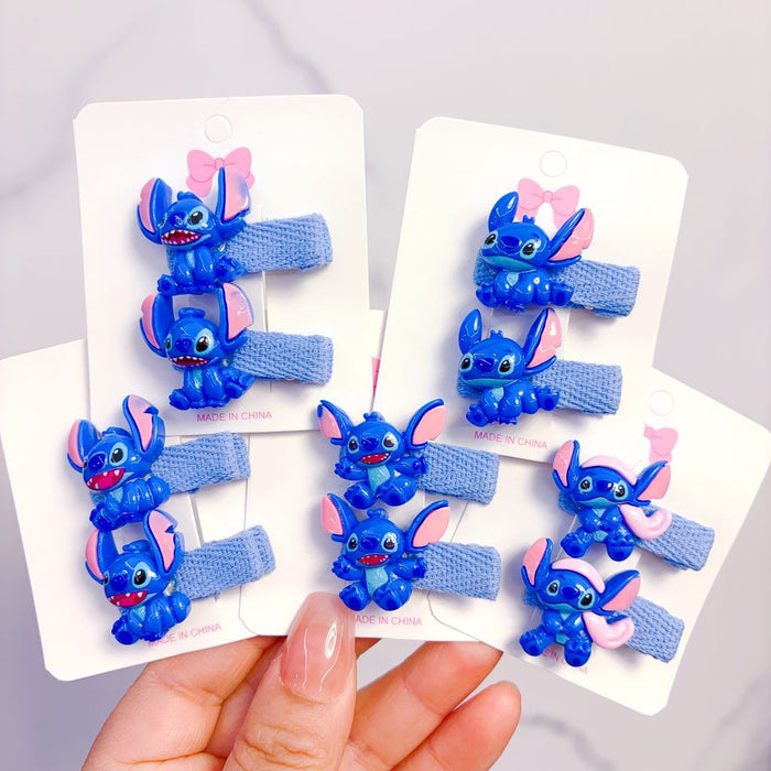 Wholesale hair accessories baby pair clip cloth small hairpin bangs accessories